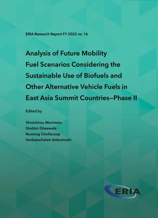 Morimoto, S., Gheewala, S.H., Chollacoop, N., Anbumozhi, V. (editor) (2022). Analysis of Future Mobility Fuel Scenarios Considering the Sustainable Use of Biofuels-Phase-2. ERIA Research Project 2022 No.16. https://www.eria.org/publications/analysis-of-future-mobility-fuel-scenarios-considering-the-sustainable-use-of-biofuels-phase-2/.